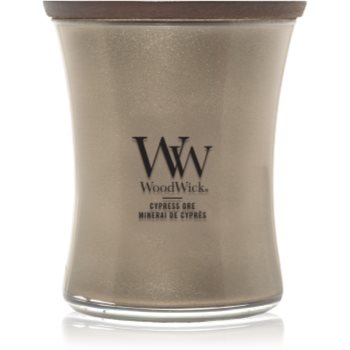 Woodwick Precious Metals Cypress Ore lumânare parfumată - imagine 2